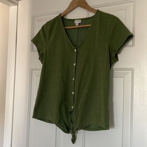 J. Crew green top